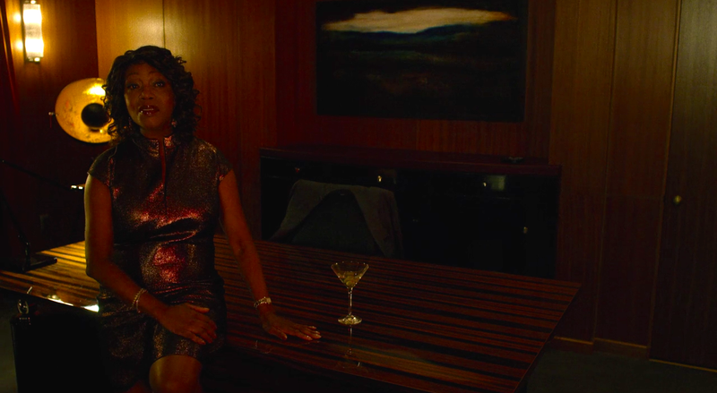 “My dress? Oh, my friends at Starfleet let me borrow it for the night.”